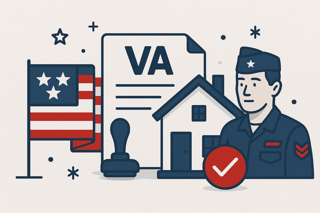VA loan benefits and advantages - zero down payment, no PMI, flexible credit requirements, and government guarantee for veterans and military families
